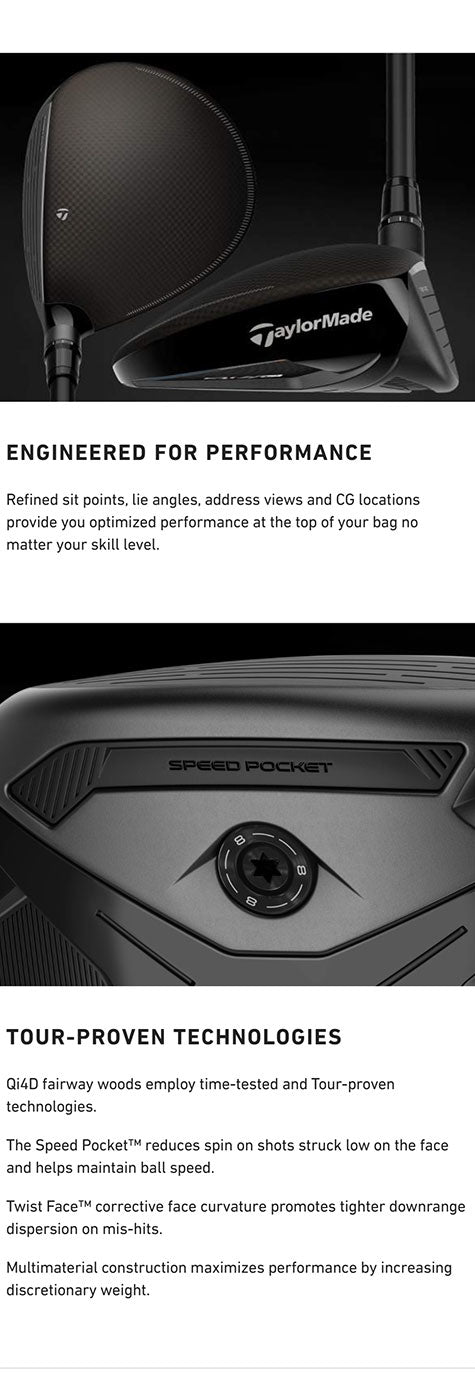 TaylorMade Qi4D Fairway Wood