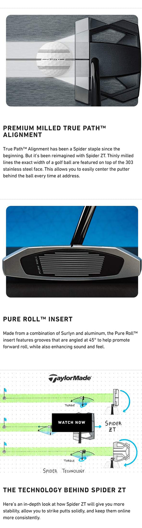 Taylormade Spider 5K-ZT Putter