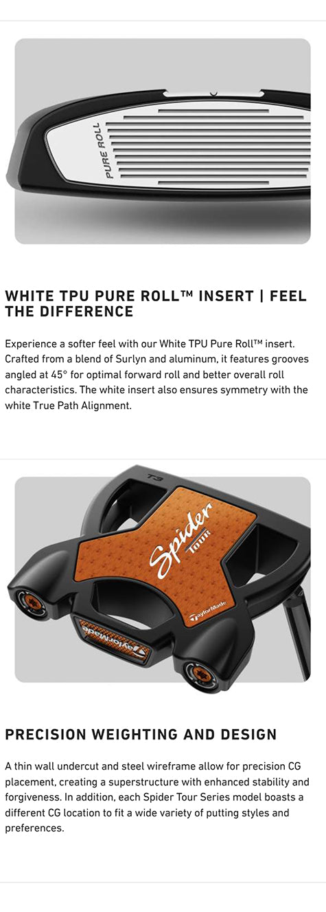 Taylormade Spider Tour Short Slant Putter - Black