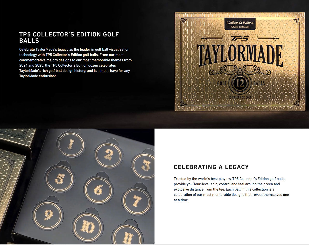 Taylormade TP5 Collectors Edition Golf Ball | Kibi Sports
