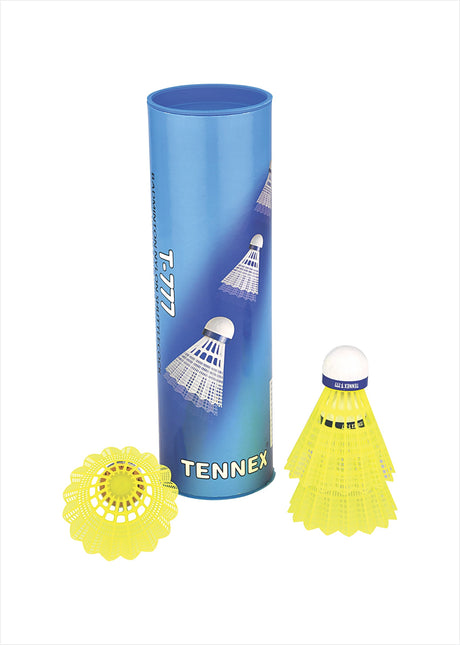 Badminton Nylon Shuttlecock (Pack of 6) - Tournament Level - Yellow | Tennex