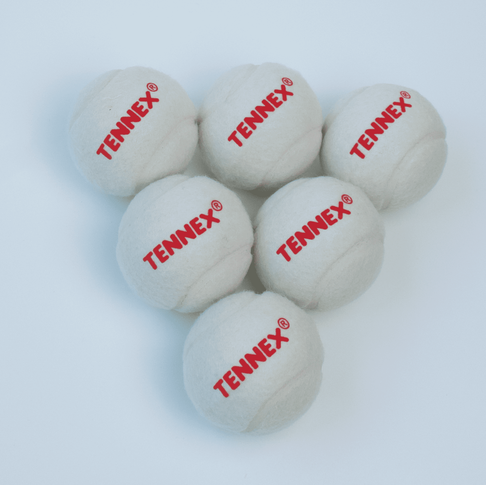 Cricket Tennis Ball Hard/Heavy Weight (Pack of 6) - Overarm Bowling