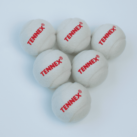 Cricket Tennis Ball Hard/Heavy Weight (Pack of 6) - Overarm Bowling
