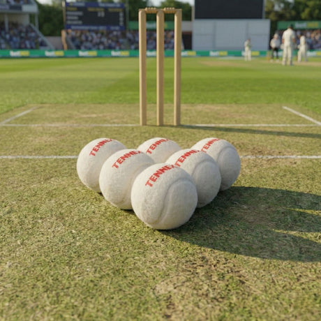 Cricket Tennis Ball Hard/Heavy Weight (Pack of 12) - Overarm Bowling | Tennex