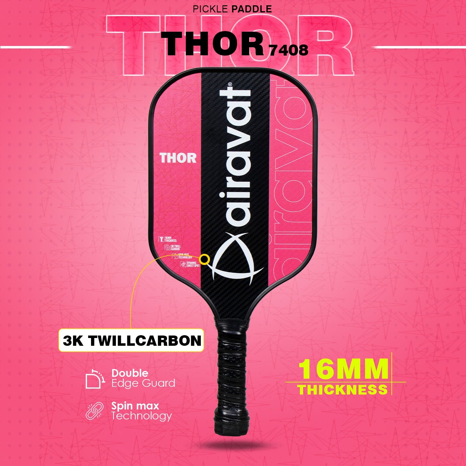 THOR PICKLEBALL PADDLE 7408