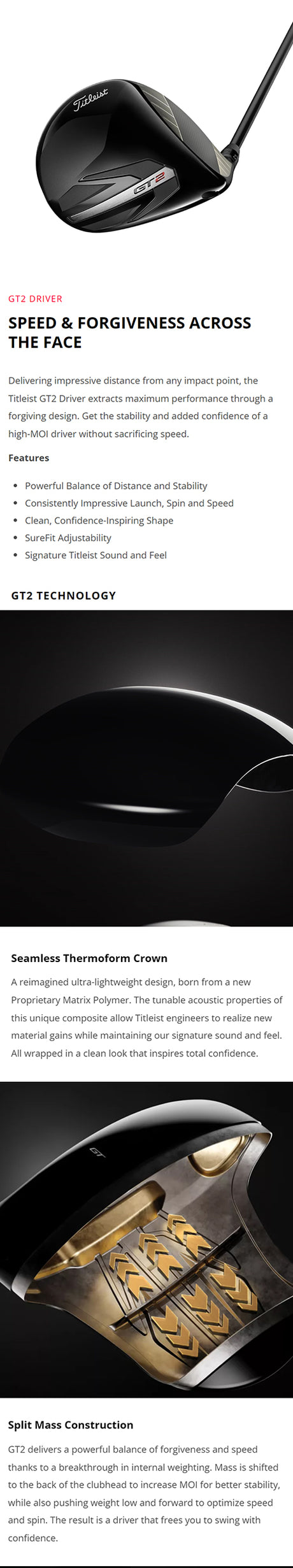 Titleist GT2 Driver