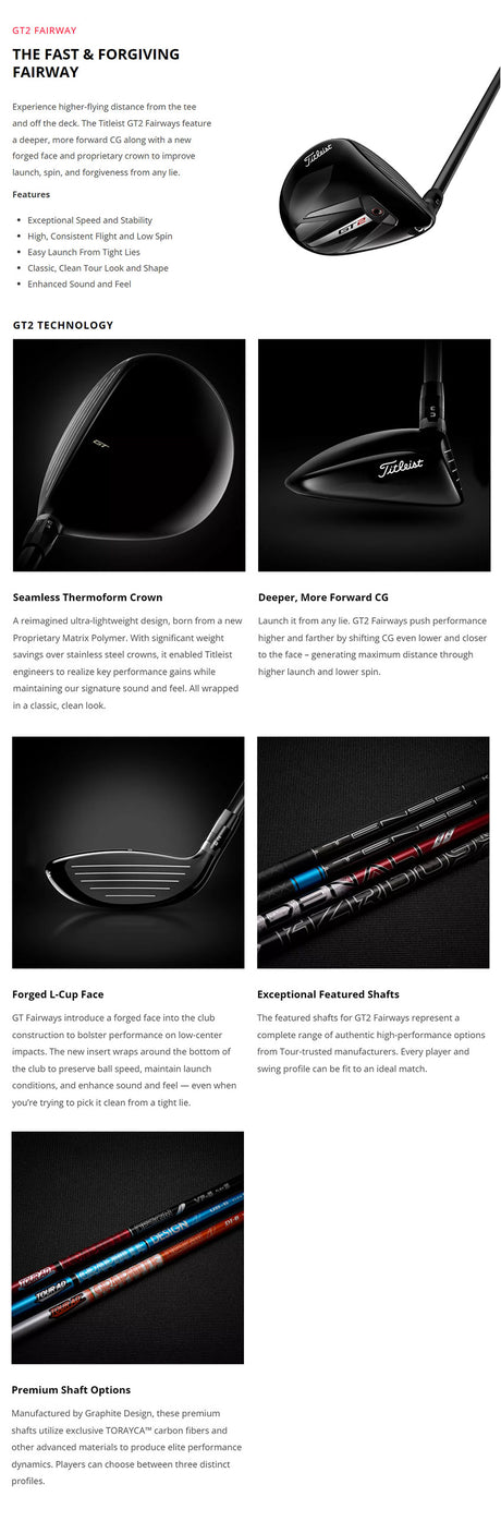 Titleist GT2 Fairway Wood