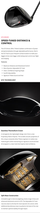 Titleist GT3 Driver