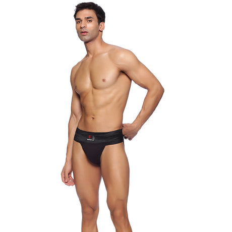 Tokyo Back Covered Supporter Black | Omtex