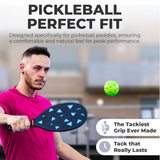 TOURNA Mega Tac Pickleball Overgrip (10 Pack, Black)