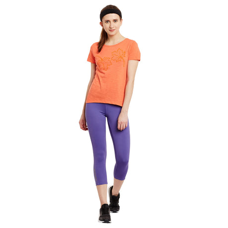Alcis Women Solid Purple Tights | Alcis