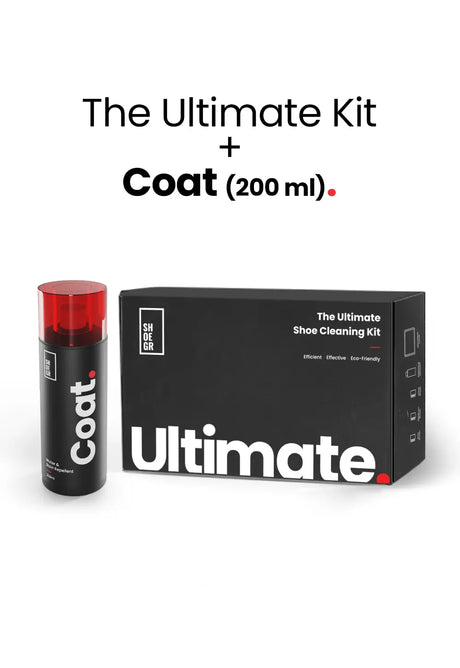 Ultimate Shoe Cleaning Kit + Coat - Water & Stain Repellent (200ml) | Shoegr