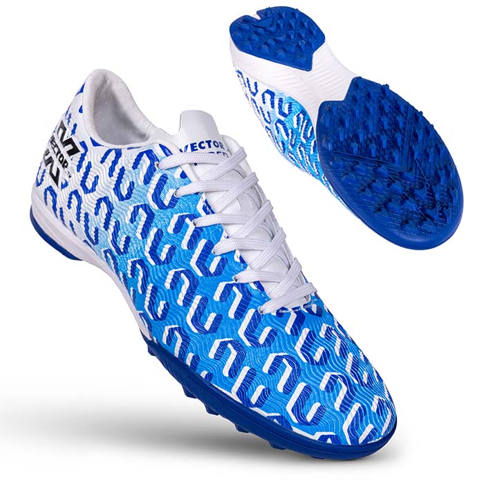 Vector X Rider PLus Unisex Futsal Soccer Cleats Shoes Lightweight Durable Indoor Court Sneaker Synthetic Upper + Rubber Outsole for superior grip|Football Boots for Men Women Adult Youth