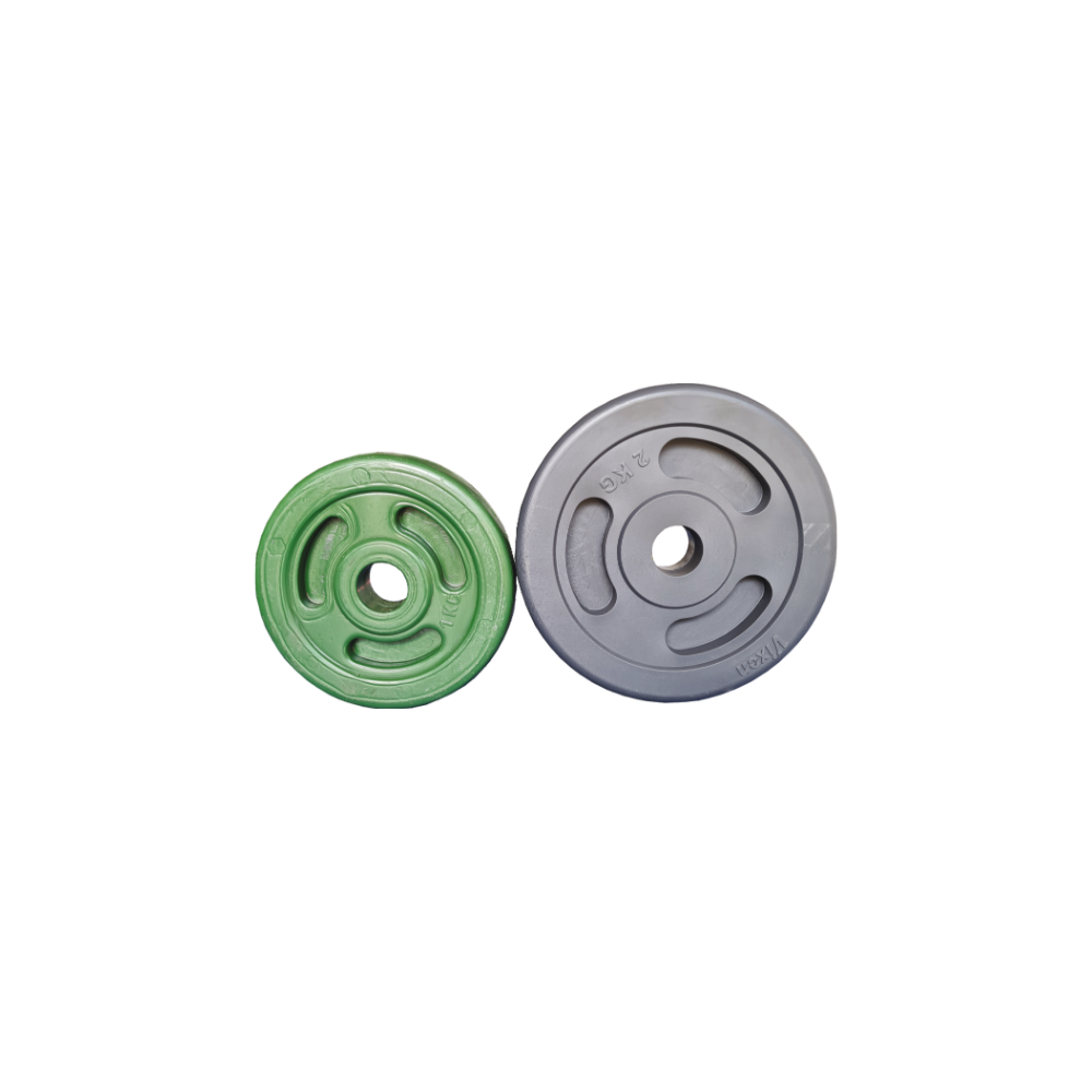 WEIGHT LIFTING PLATES PLASTIC