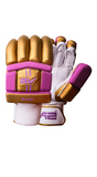 Cricket Batting Gloves - Gold & Purple
