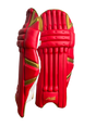 Cricket Batting Pads - Red & Golden