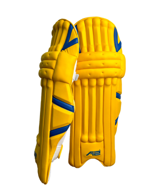 Cricket Batting Pads - Yellow & Blue