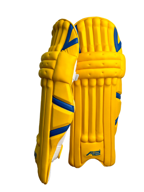 Cricket Batting Pads - Yellow & Blue