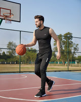 Invincible Men’s Compress Base Layer Sleeve Less Tee