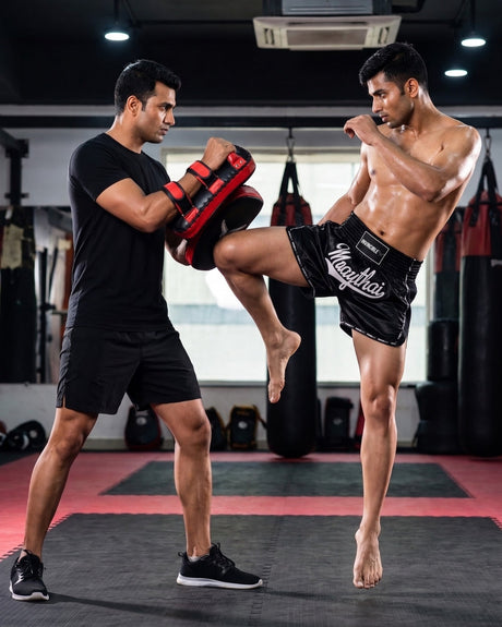 Invincible Unisex Muay Thai Boxing Shorts | K.L. Mahajan & Sons (Invincible)