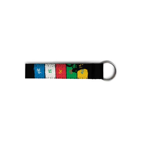 TOURING SPIRIT | Hand Stitched Extra Durable with Crome Keyring Keychain | 100kmph