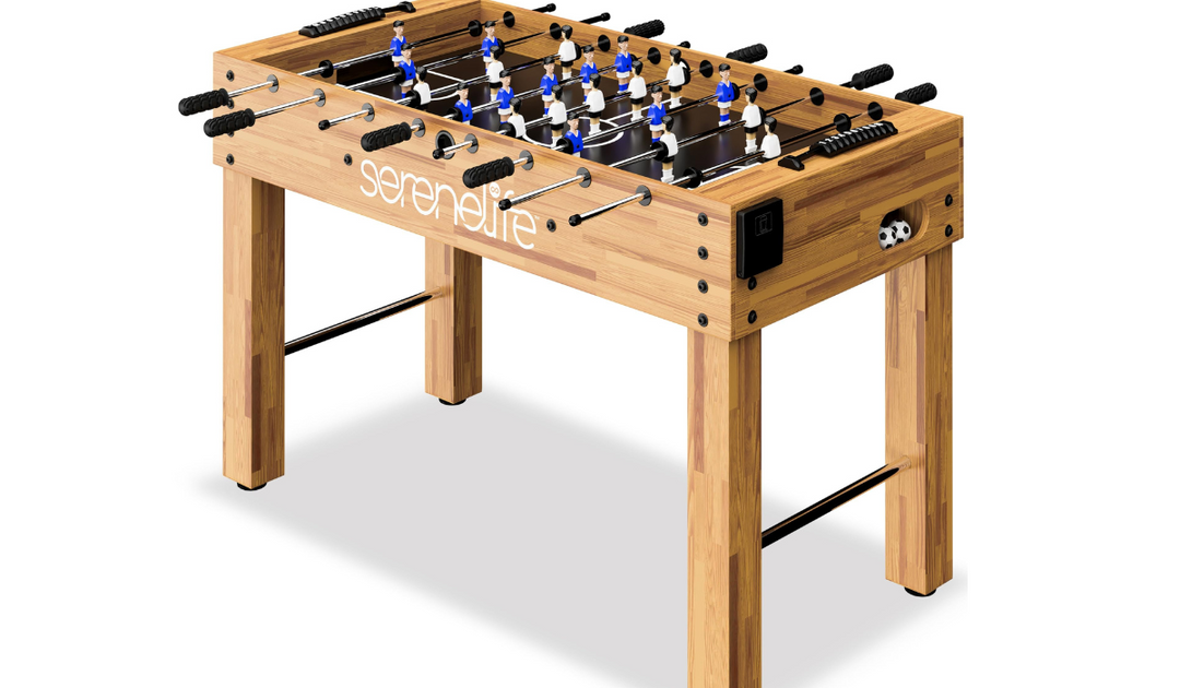 Wooden Foosball Table – Lightweight Tabletop | KIBI SPORTS