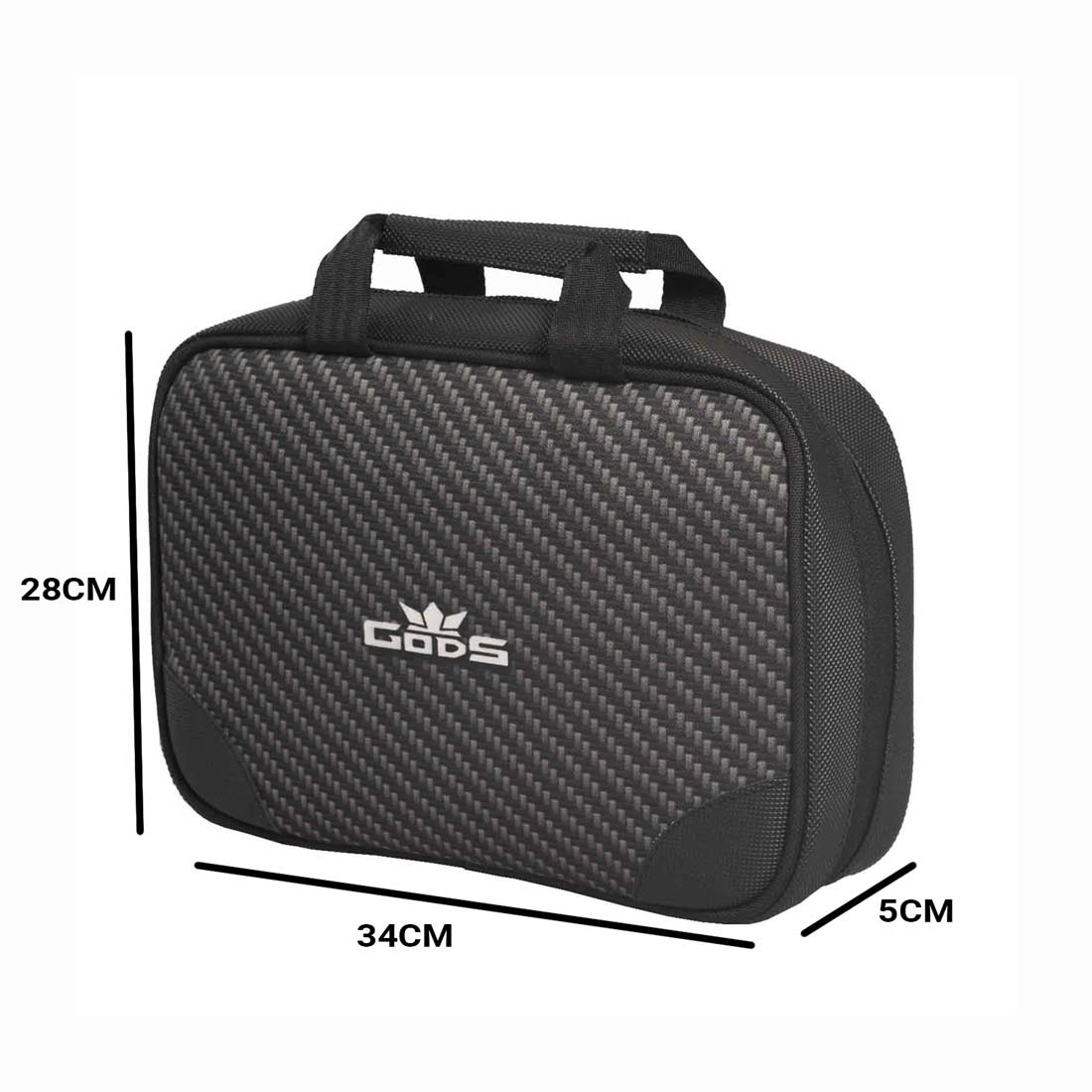 Gods Travel utility and Toiletries Kit - Carbon Fiber