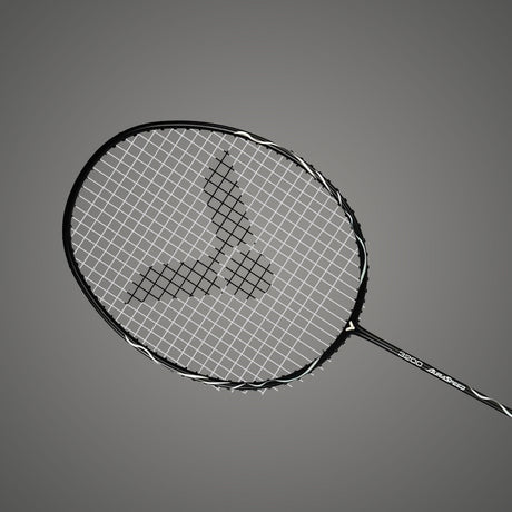 Auraspeed ARS-3200-4U G5 Strung Badminton Racket (White/Black)