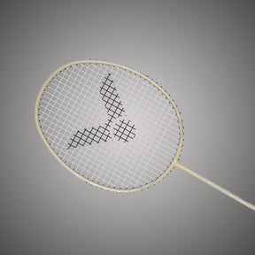 Auraspeed ARS-3200-4U G5 Strung Badminton Racket( Silver/Cream Grey)