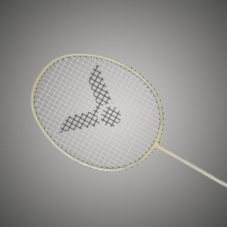 Auraspeed ARS-3200-4U G5 Strung Badminton Racket( Silver/Cream Grey)