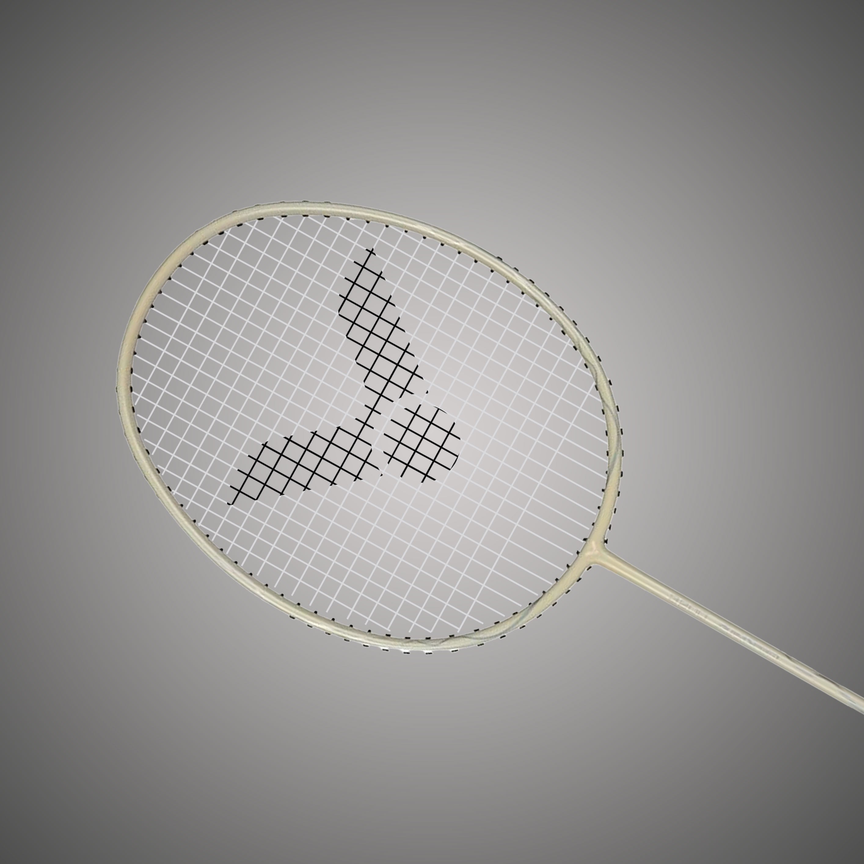 Auraspeed ARS-3200-4U G5 Strung Badminton Racket( Silver/Cream Grey)