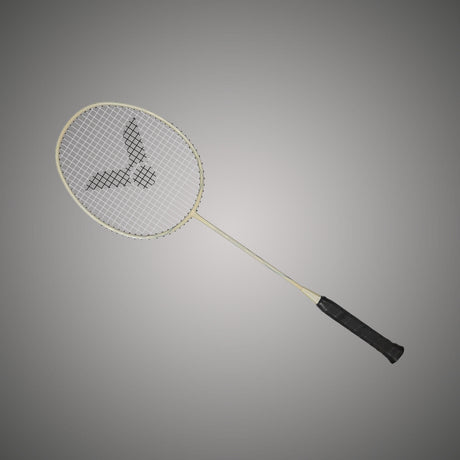 Auraspeed ARS-3200-4U G5 Strung Badminton Racket( Silver/Cream Grey)