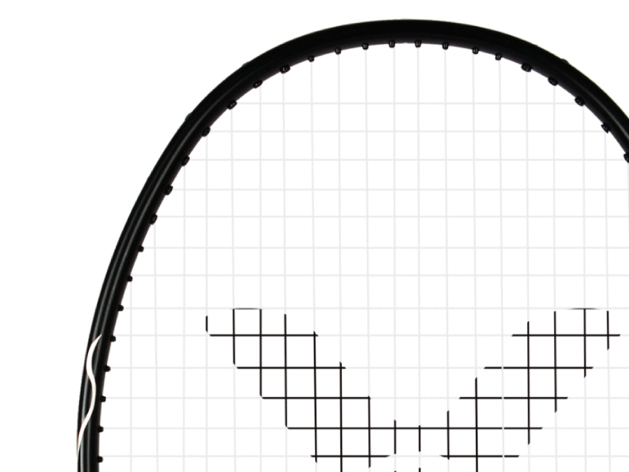 Auraspeed ARS-3200-4U G5 Strung Badminton Racket (White/Black)