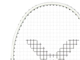 Auraspeed ARS-3200-4U G5 Strung Badminton Racket (White/Black)