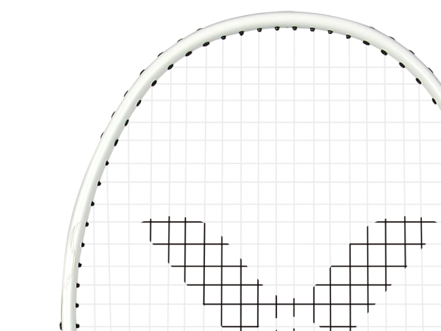 Auraspeed ARS-3200-4U G5 Strung Badminton Racket (White/Black)