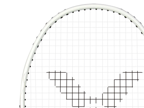 Auraspeed ARS-3200-4U G5 Strung Badminton Racket (White/Black)