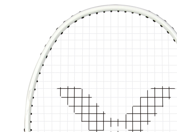 Auraspeed ARS-3200-4U G5 Strung Badminton Racket (White/Black)