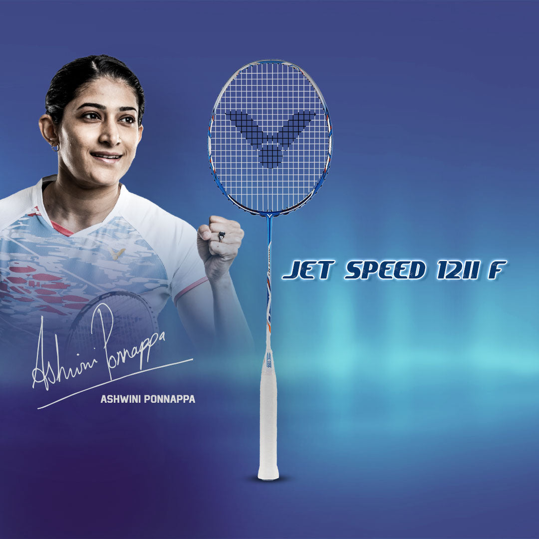Jet Speed-12II F-4U High Tension Unstrung Badminton Racket(Ashwini Ponnappa)