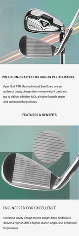 Viper Golf RTR Max #7 Individual Steel Iron (With Offer)