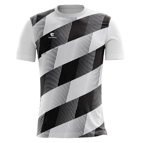 Professional Printed Volleyball Jersey | Black & White Sports Tshirt | Triumph