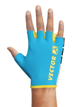 Vector X VX 450 Unisex Workout Fingerless Weight Lifting Gloves for Men and Women Excellent Grip for Weightlifting, Cycling, Exercise, Training, Pull ups, Fitness, Climbing and Rowing