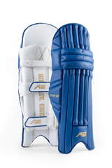 Blue And Golden Batting Pads