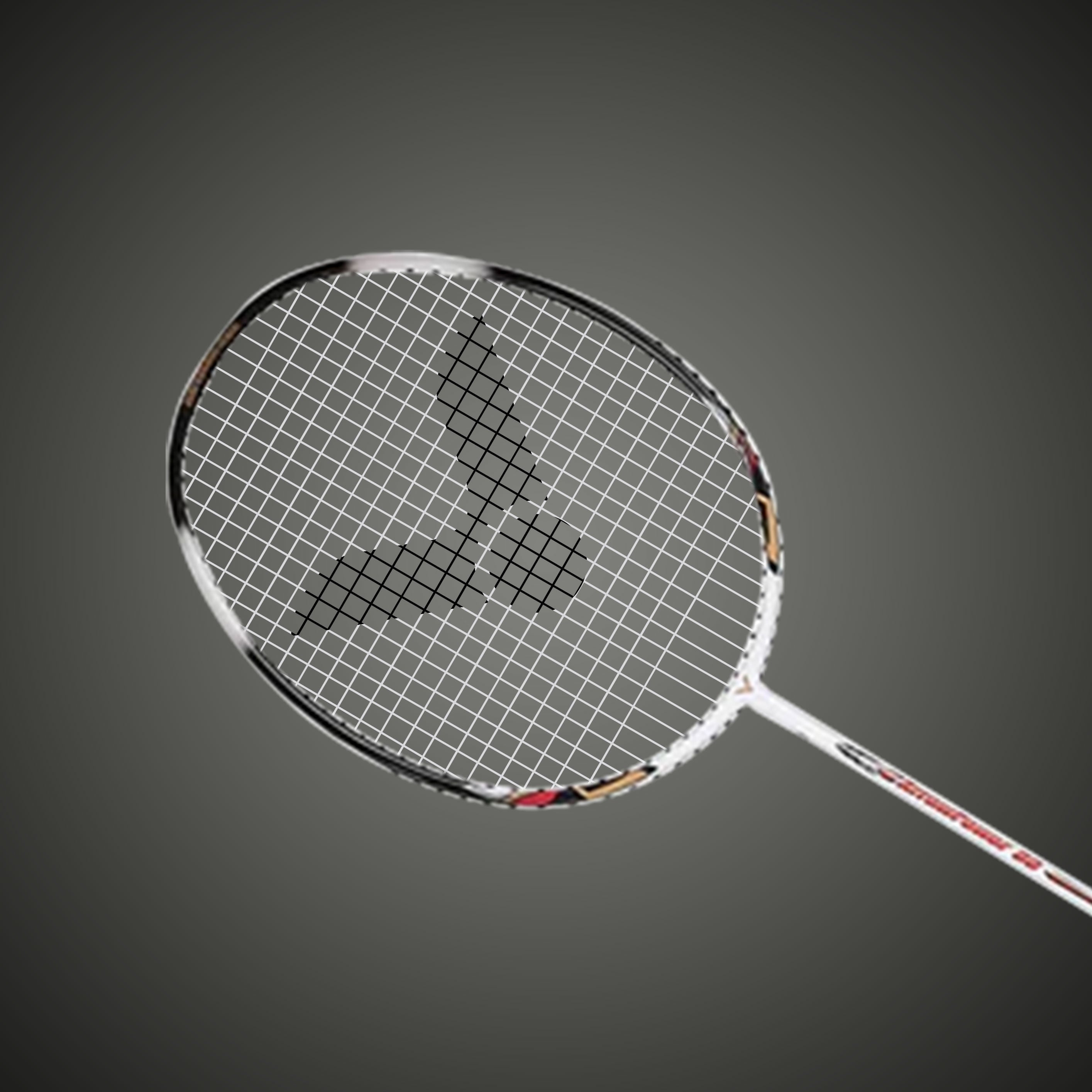 Arrow Power 80 Unstrung Badminton Racket (White+Black)