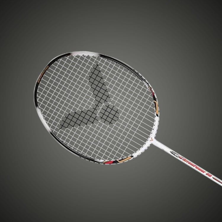 Arrow Power 80 Unstrung Badminton Racket (White+Black)