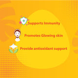 Vitamin C with Amla & Zinc For Immunity & Skin Care |Orange Flavour - 20 Effervescent Tablets