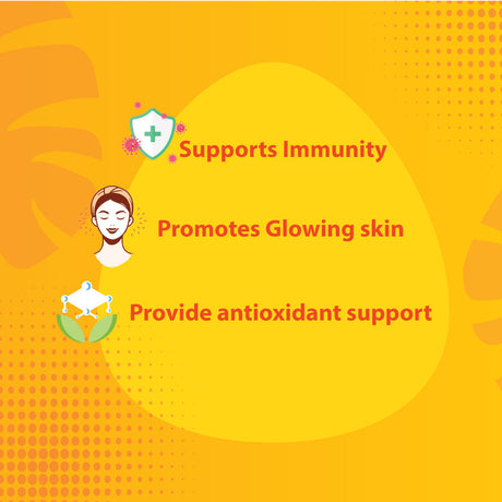 Vitamin C with Amla & Zinc For Immunity & Skin Care |Orange Flavour - 20 Effervescent Tablets