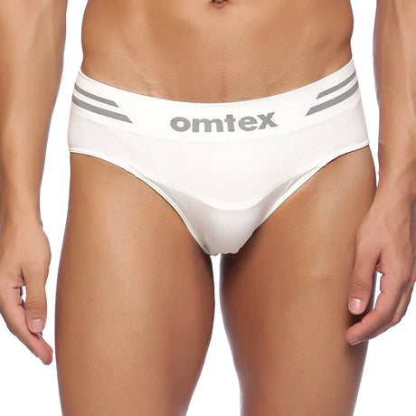 V Seamless Brief Supporter White P2 | Omtex