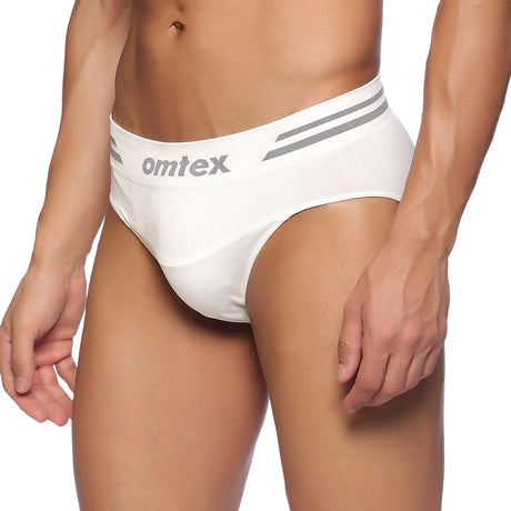 V Seamless Brief Supporter White P2 | Omtex