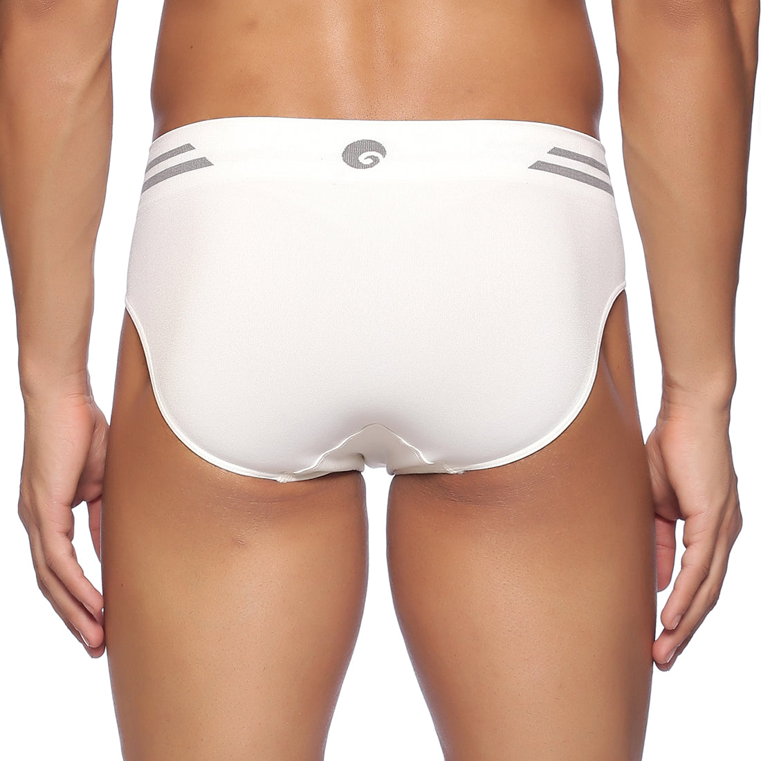 V Seamless Brief Supporter White P2