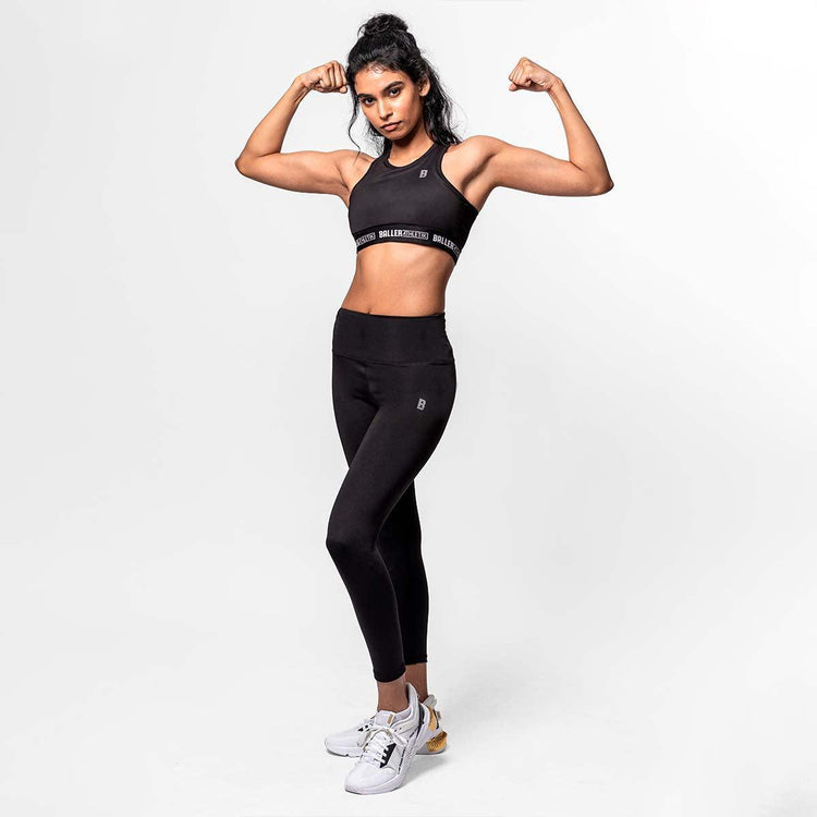 Racerback Sports Bra - Black